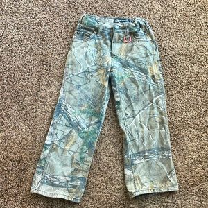 Real tree kids camo jeans size 6